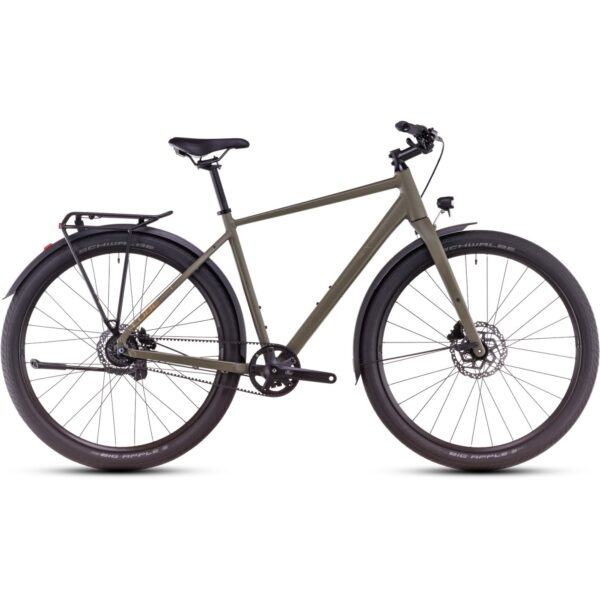 CUBE HYDE Pro FE - 29" City-Bike - 2025 - dustyolive / gold – Bild 1