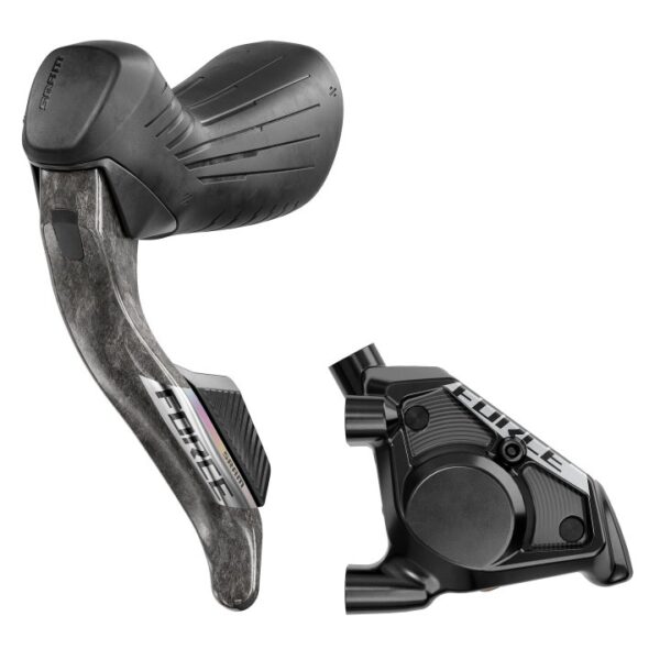 SRAM FORCE AXS HRD Brems-/Schalthebel + Hydraulische Scheibenbremse Set | Flat Mount | E1 - vorn links / hinten rechts – Bild 1