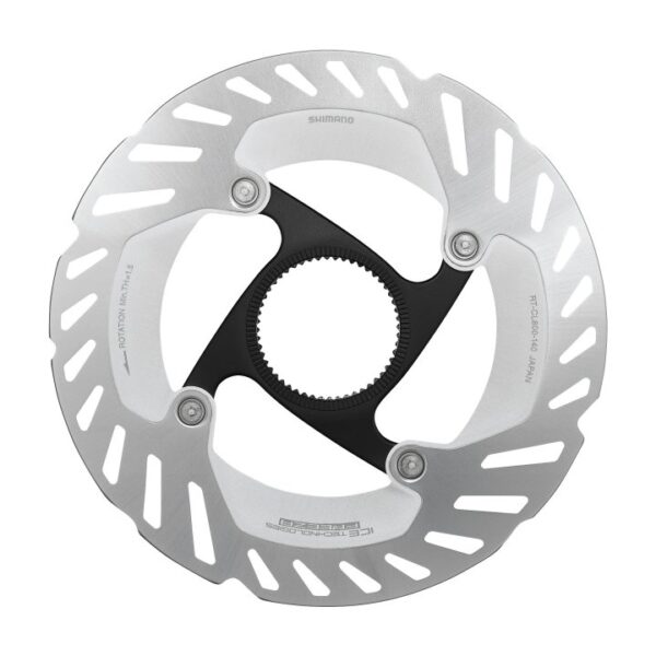 Shimano RT-CL800 Bremsscheibe - Centerlock | Ice-Tech Freeza - black/silver – Bild 3