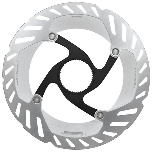 Shimano RT-CL800 Bremsscheibe - Centerlock | Ice-Tech Freeza - black/silver – Bild 1
